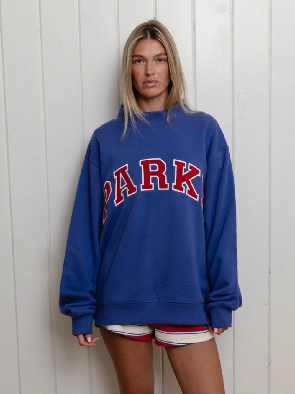 PARKE High Tide Varsity Mockneck - Drift + Sail XXL (SOLD OUT)